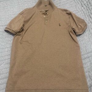 Men's Tan Polo Shirt